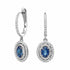 Diamond and Gem Stone Earrings