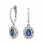 Diamond and Gem Stone Earrings