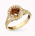 An Elegant 1.08Ct. Fancy Dark Orangy Brown Diamond with