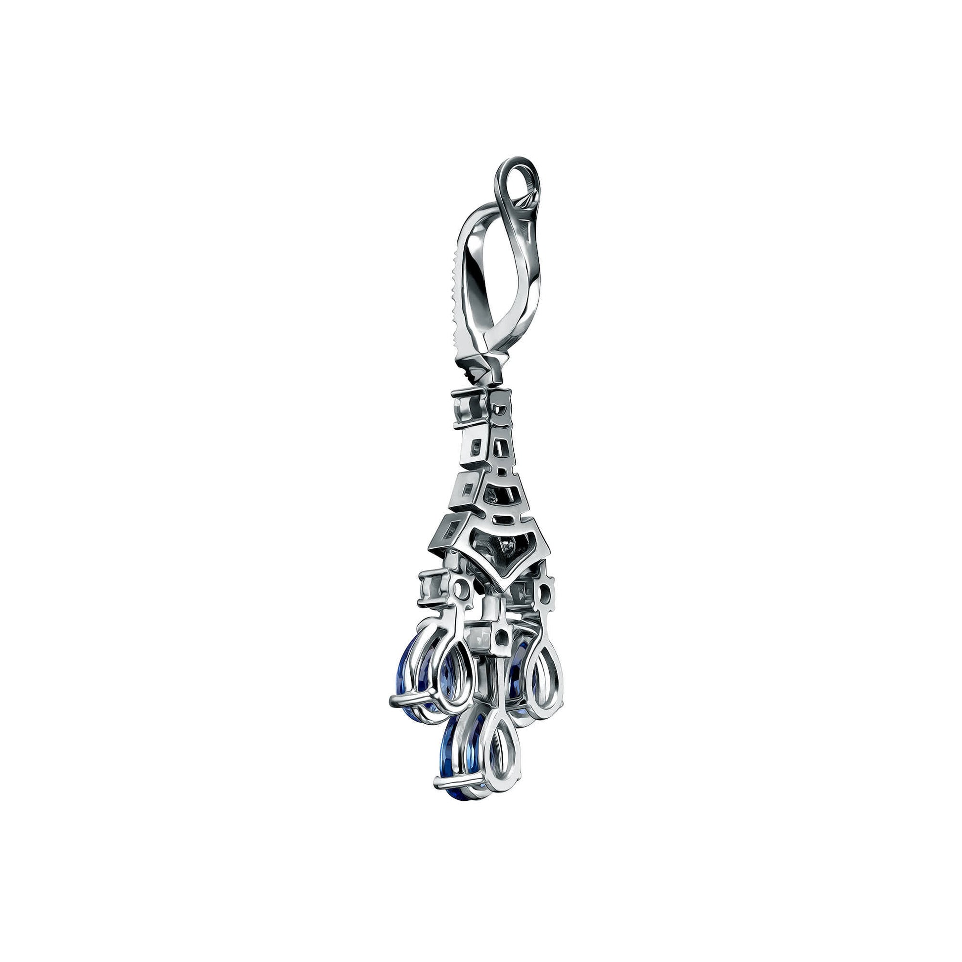 8.34Ct. Sapphire Gemstones with 1.52Ct. Diamonds set in 14K