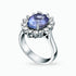 Diamond and Gem Stone Ring