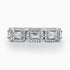 9 Emerald Cut Diamonds (Total 2.16Ct.) with diamond Halo