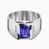 Diamond and Gem Stone Ring for Men