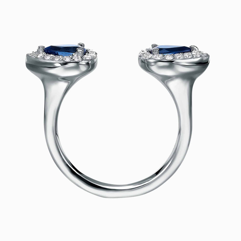 Diamond and Gem Stone Ring