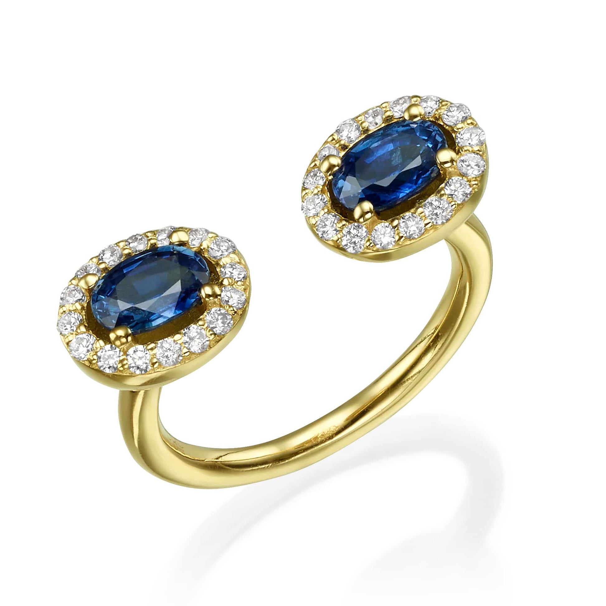 Diamond and Gem Stone Ring