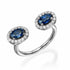Diamond and Gem Stone Ring