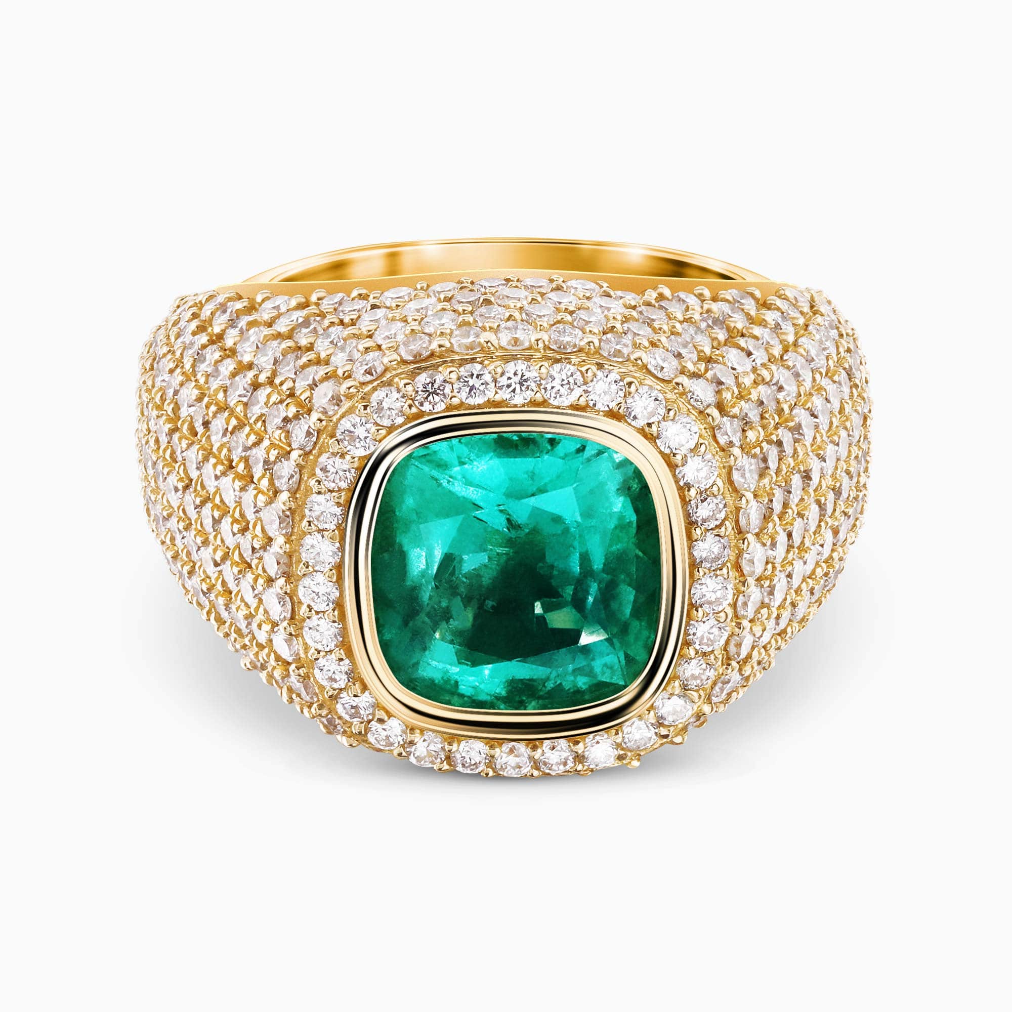 Diamond and Gem Stone Ring for Men