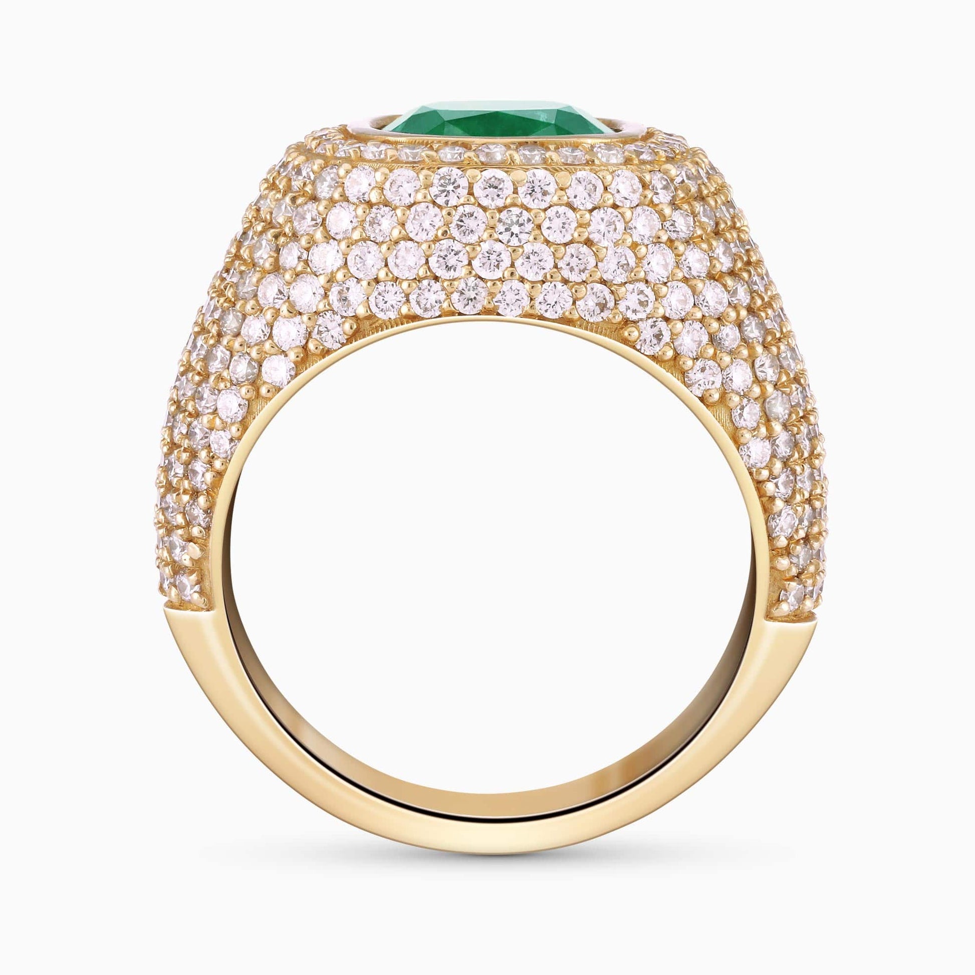 Diamond and Gem Stone Ring for Men