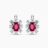 Diamond and Gem Stone Earrings