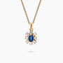 Diamond and Gem Stone Pendant