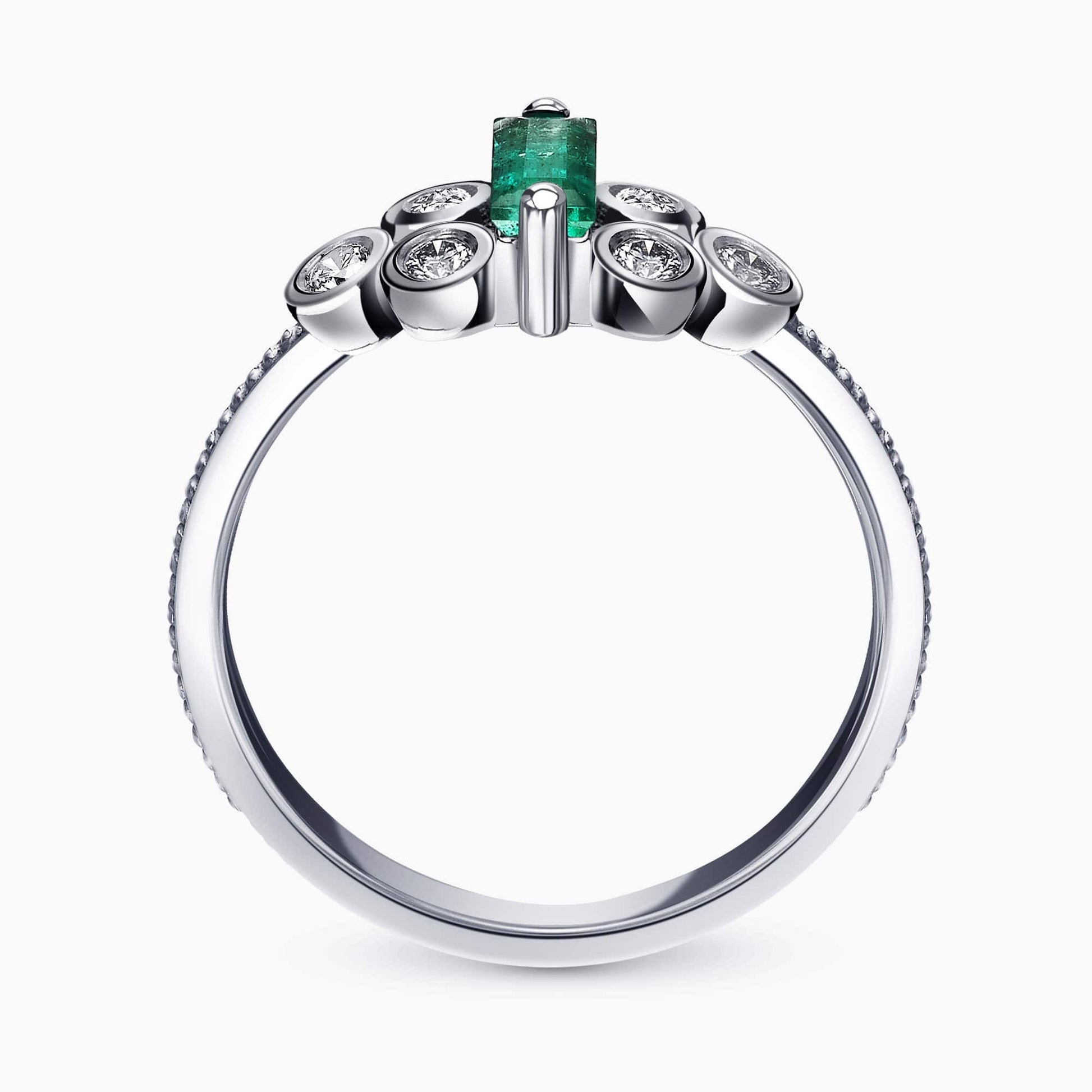 Diamond and Gem Stone Ring