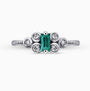 Diamond and Gem Stone Ring