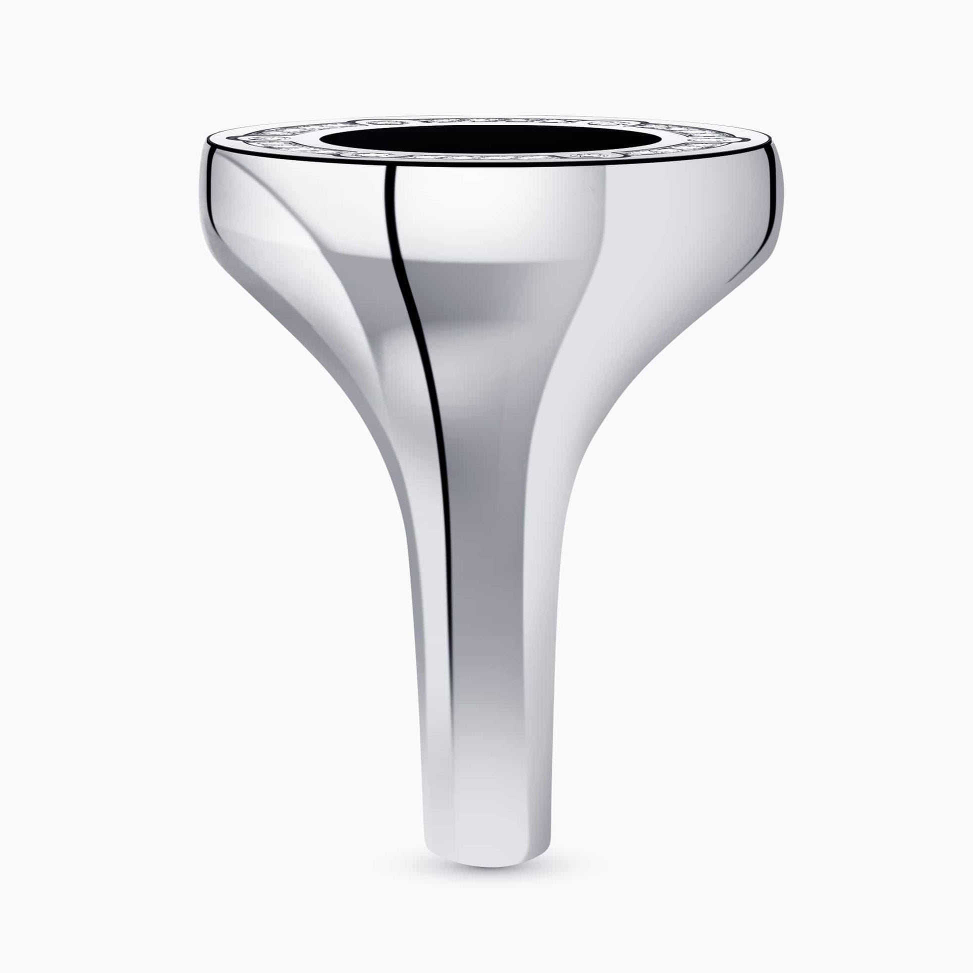Diamond and Gem Stone Ring for Men