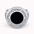 Diamond and Gem Stone Ring for Men