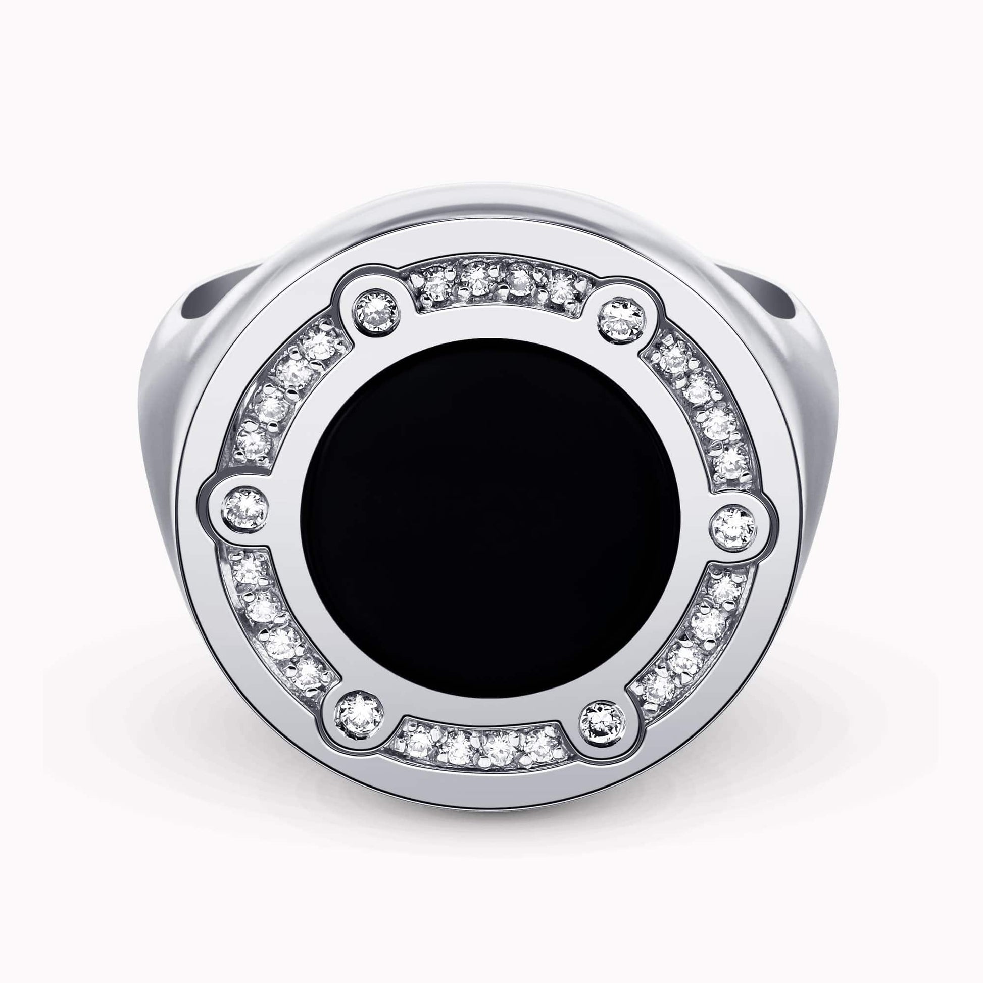 Diamond and Gem Stone Ring for Men