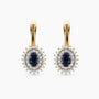 Diamond and Gem Stone Earrings