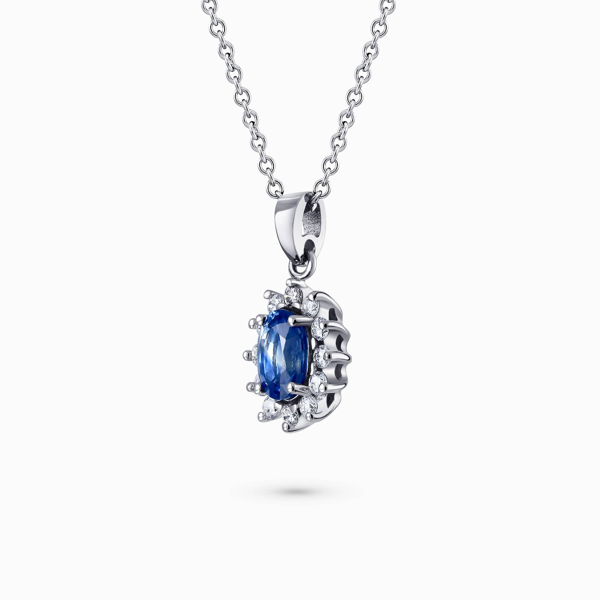 Diamond and Gem Stone Pendant