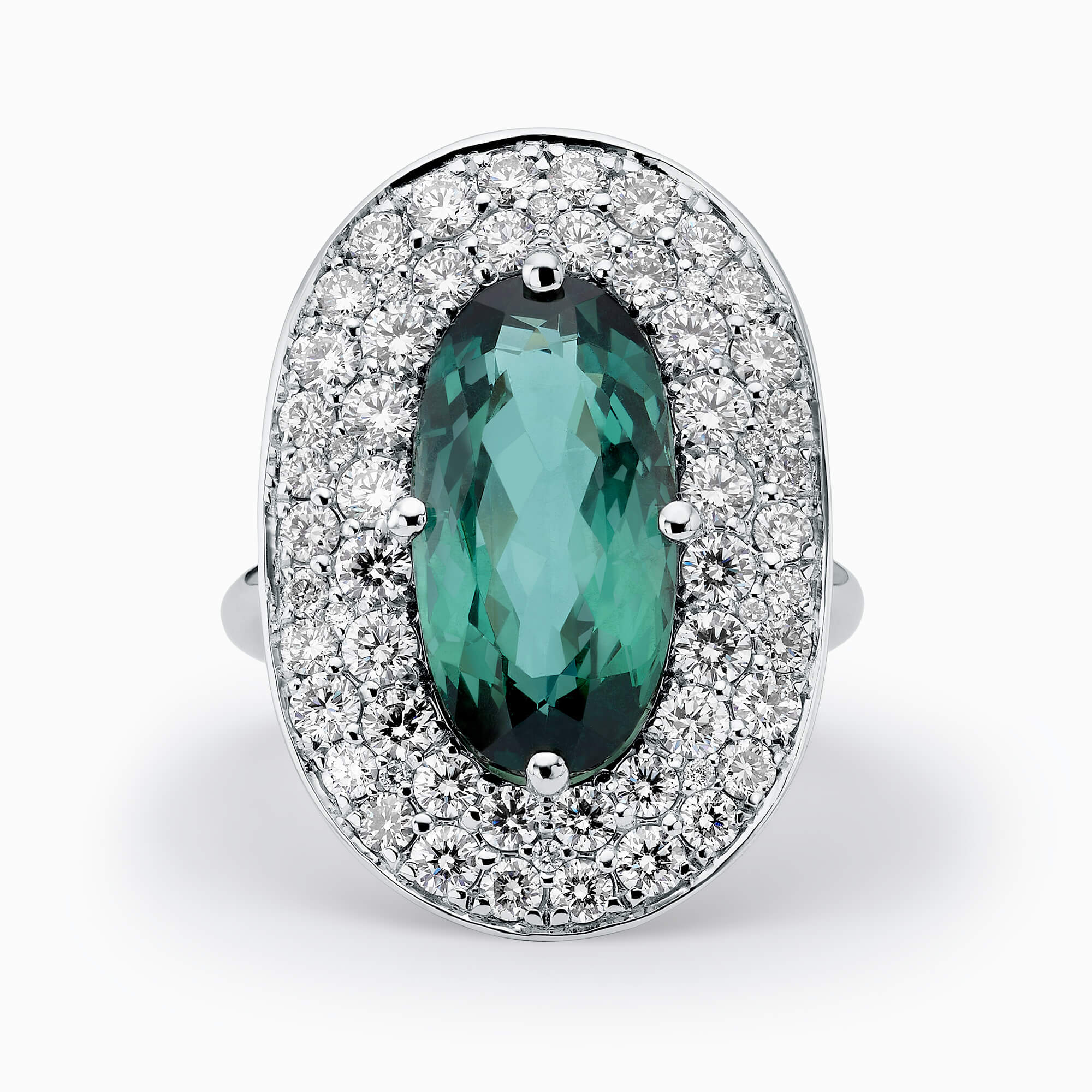 Diamond and Gem Stone Ring
