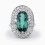 Diamond and Gem Stone Ring