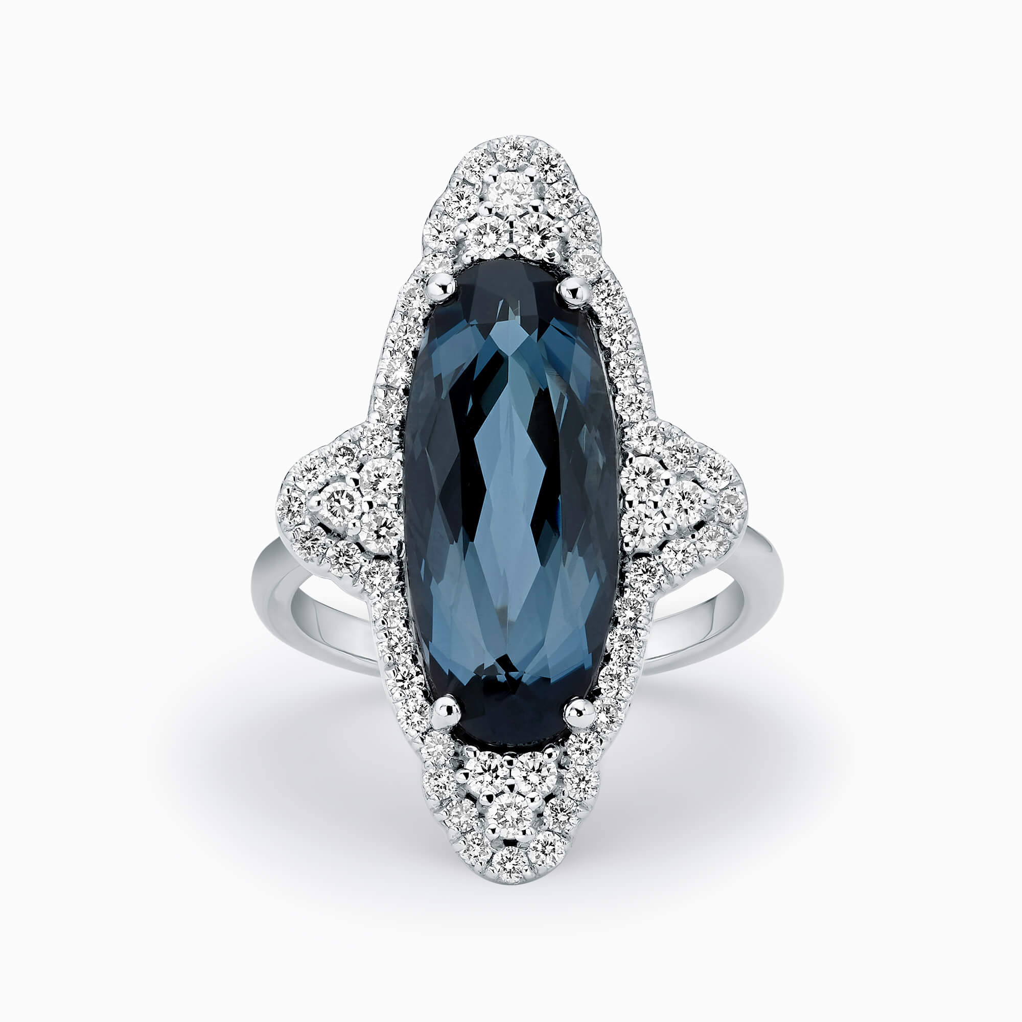 Diamond and Gem Stone Ring