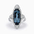 Diamond and Gem Stone Ring