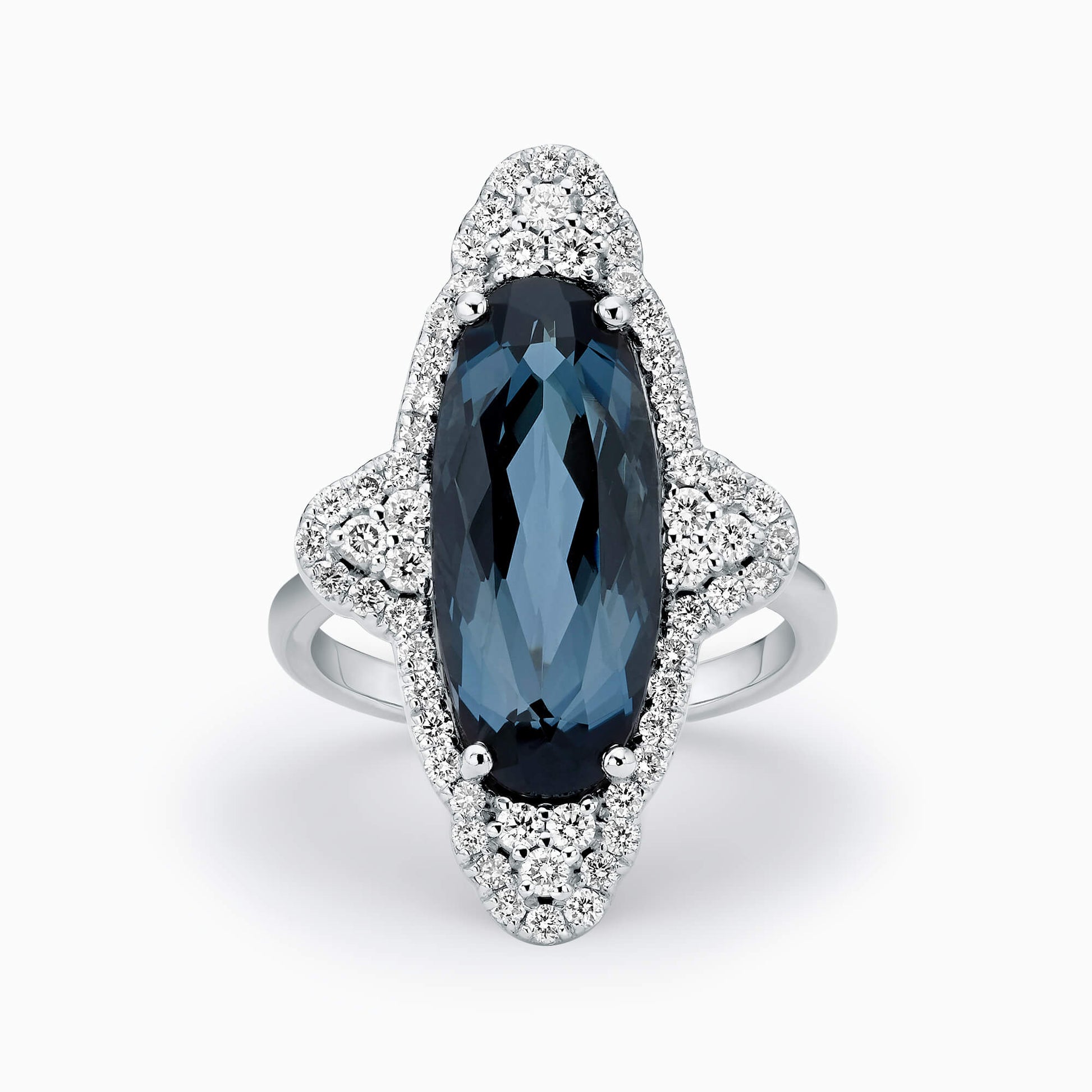 Diamond and Gem Stone Ring