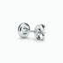 A Pair of 0.19Ct. J VS2 Brilliant cut Diamonds, mounted in