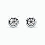 A Pair of 0.19Ct. J VS2 Brilliant cut Diamonds, mounted in