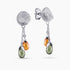 Diamond and Gem Stone Earrings