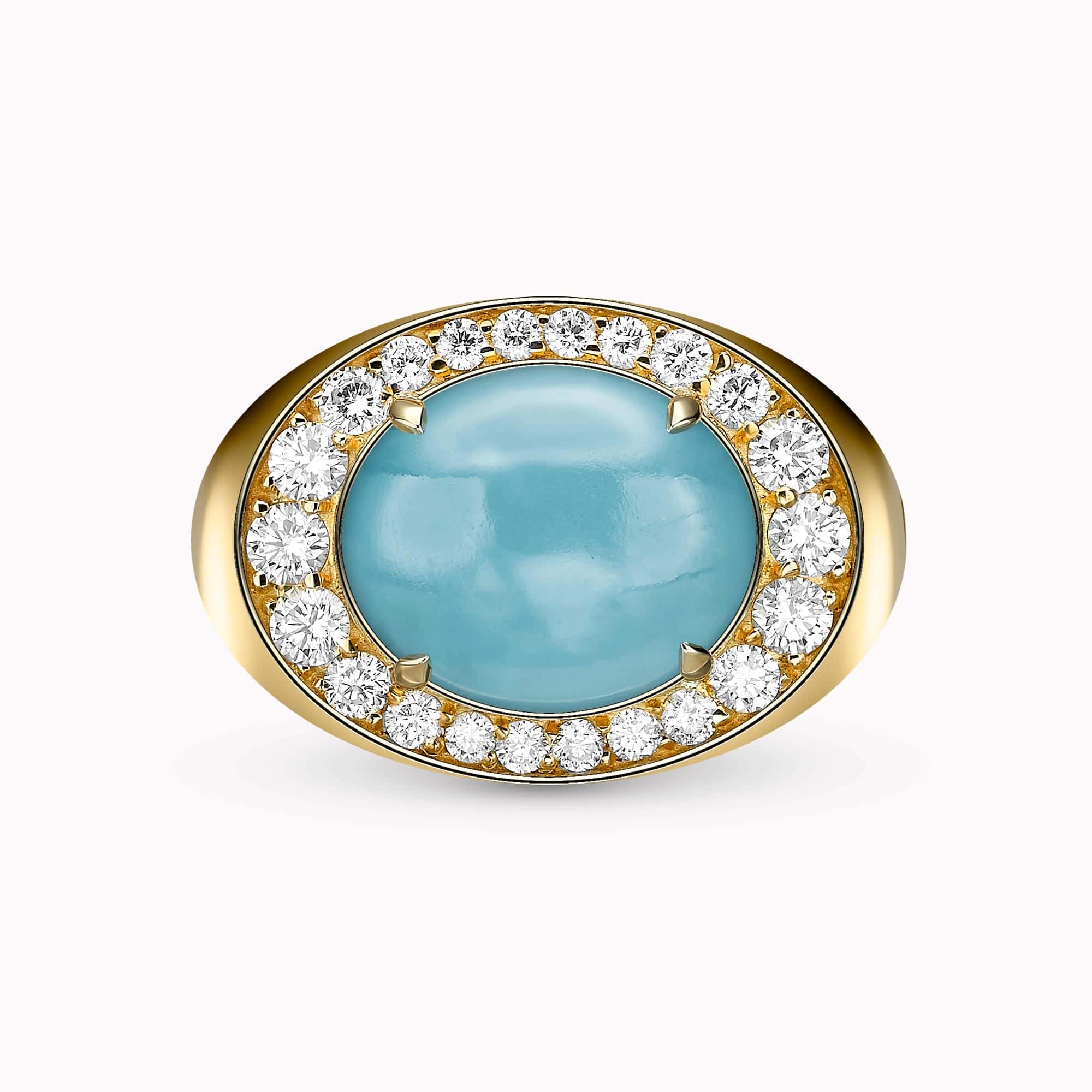 Diamond and Gem Stone Ring
