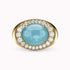 Diamond and Gem Stone Ring