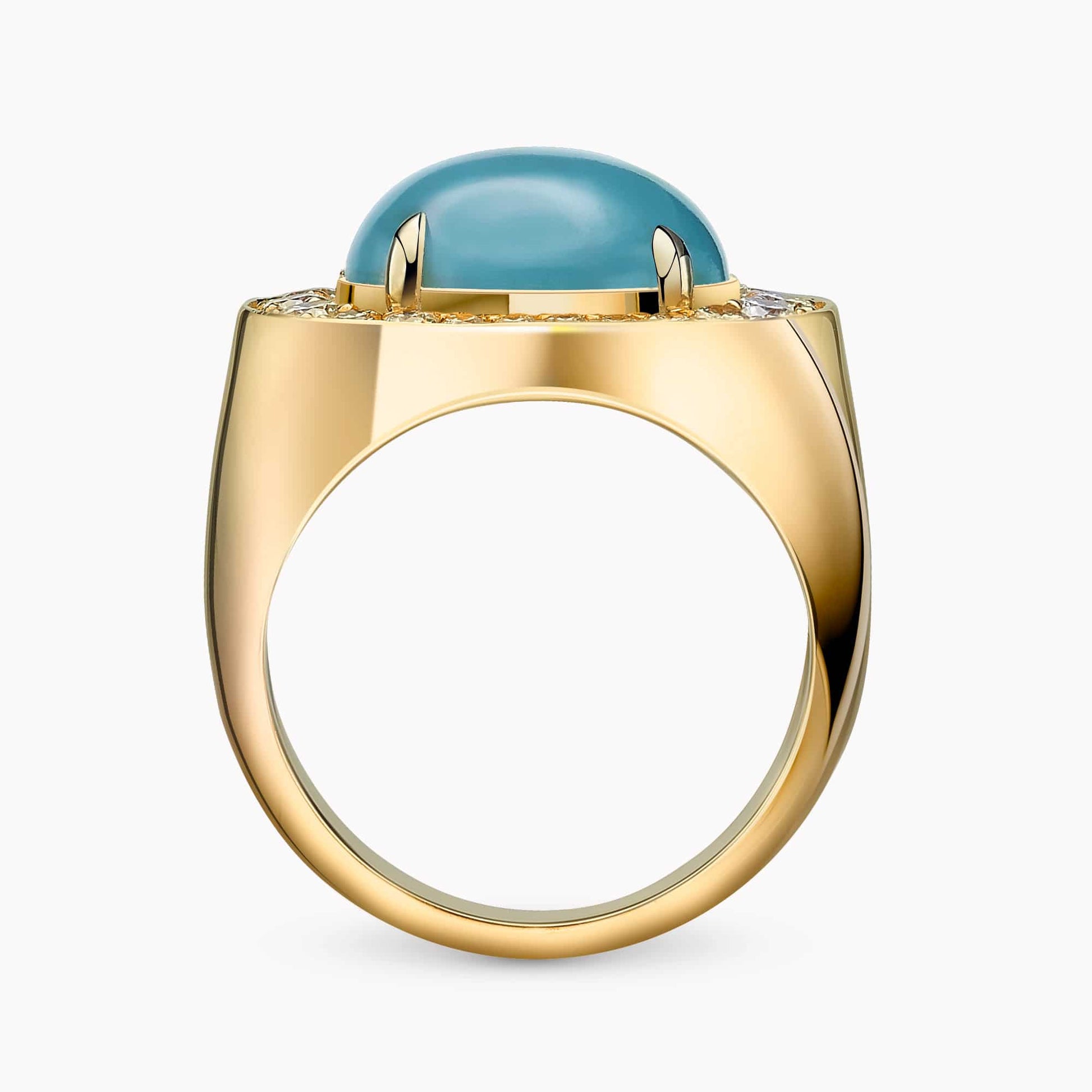 Diamond and Gem Stone Ring