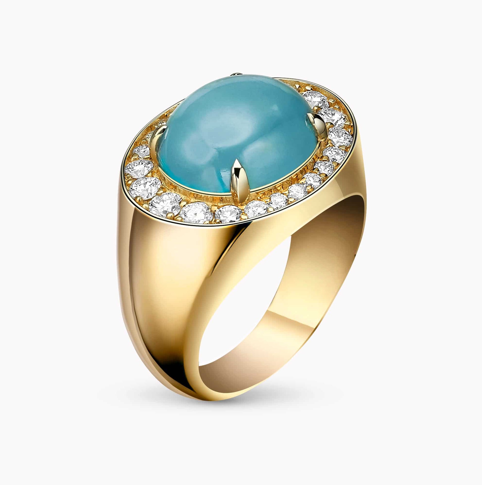 Diamond and Gem Stone Ring