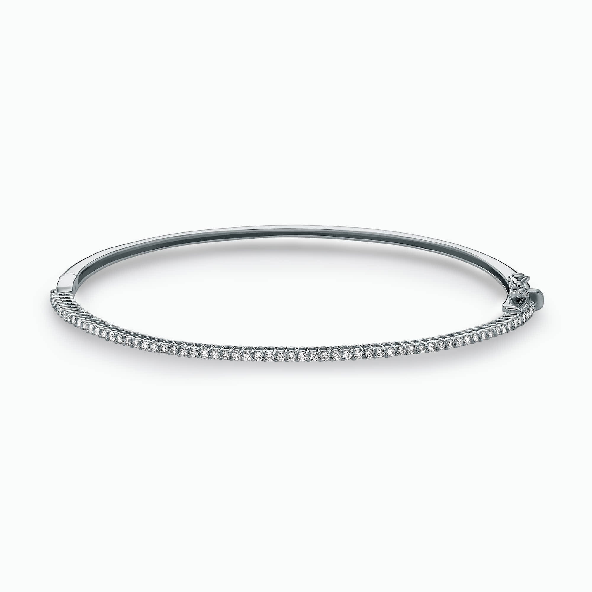 0.49Ct Diamonds in 14K White Gold Bracelet