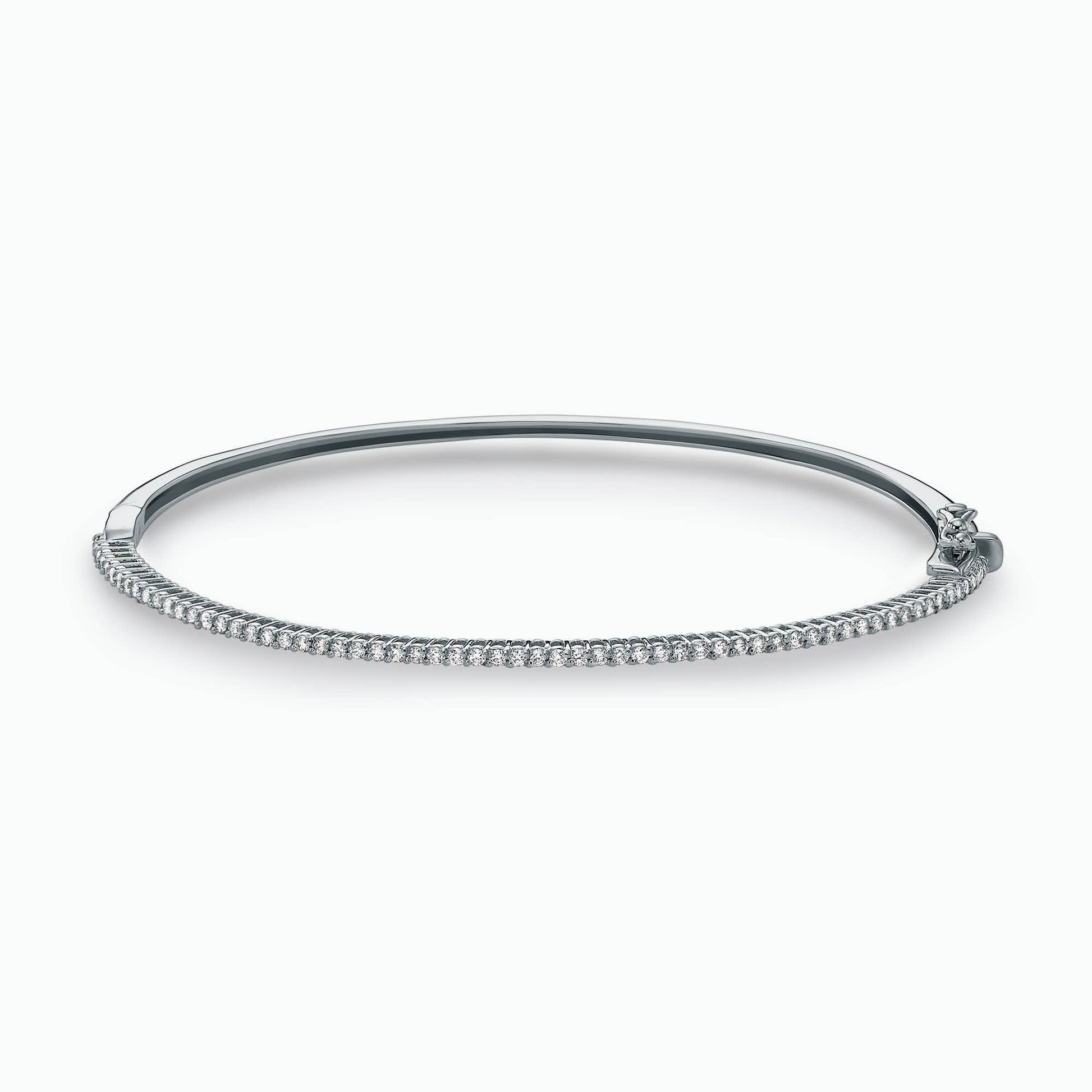0.49Ct Diamonds in 14K White Gold Bracelet