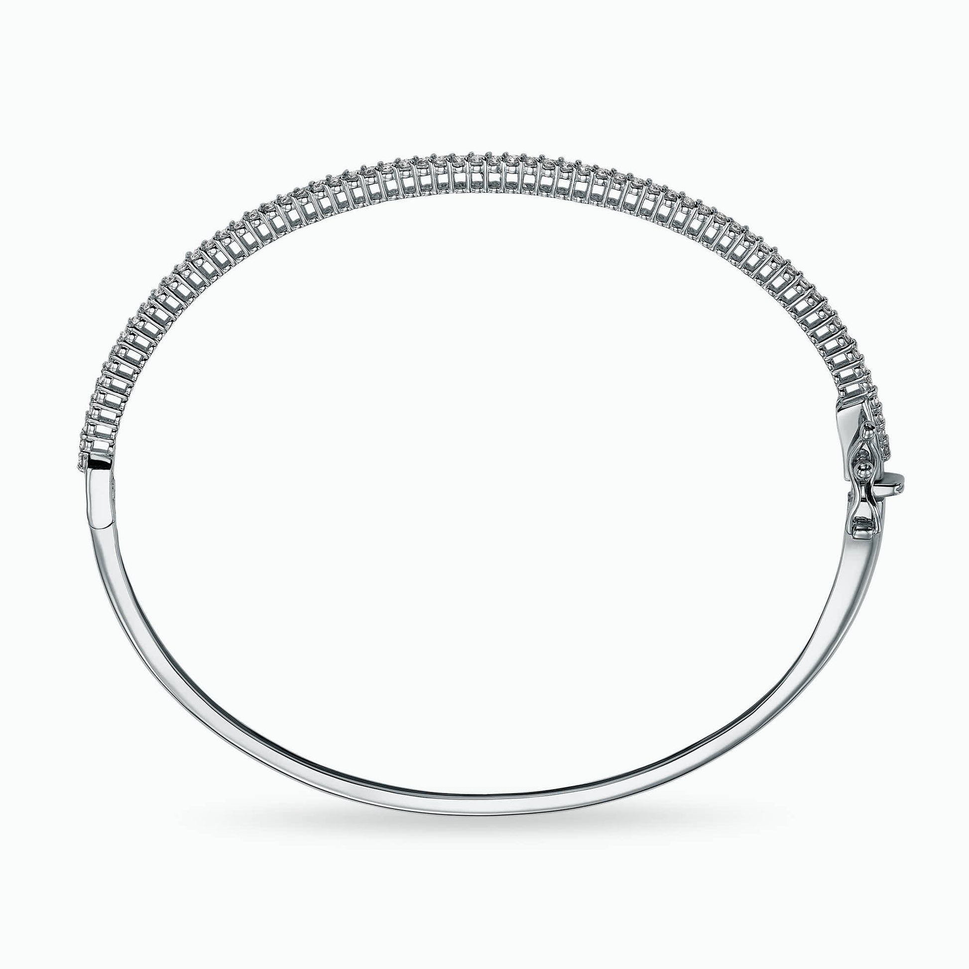 0.49Ct Diamonds in 14K White Gold Bracelet