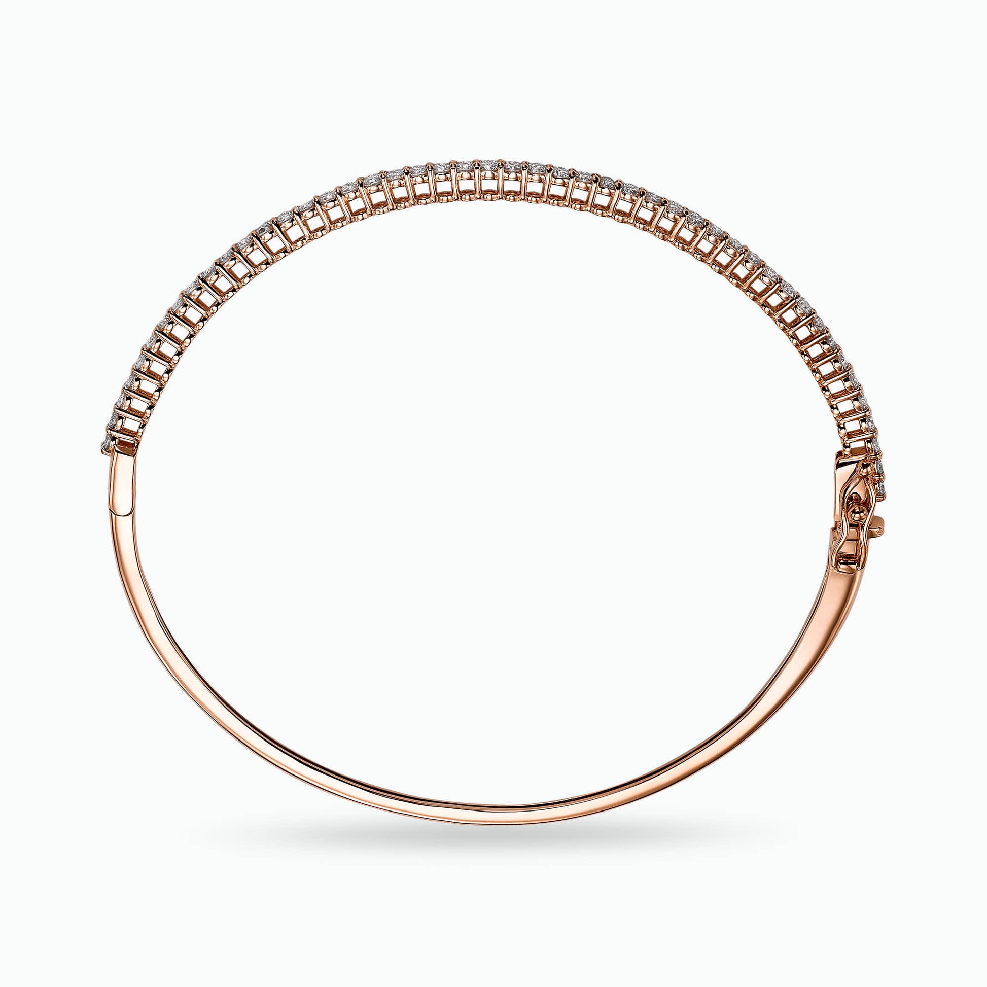 1.03Ct Diamonds in 14K Rose Gold Bracelet
