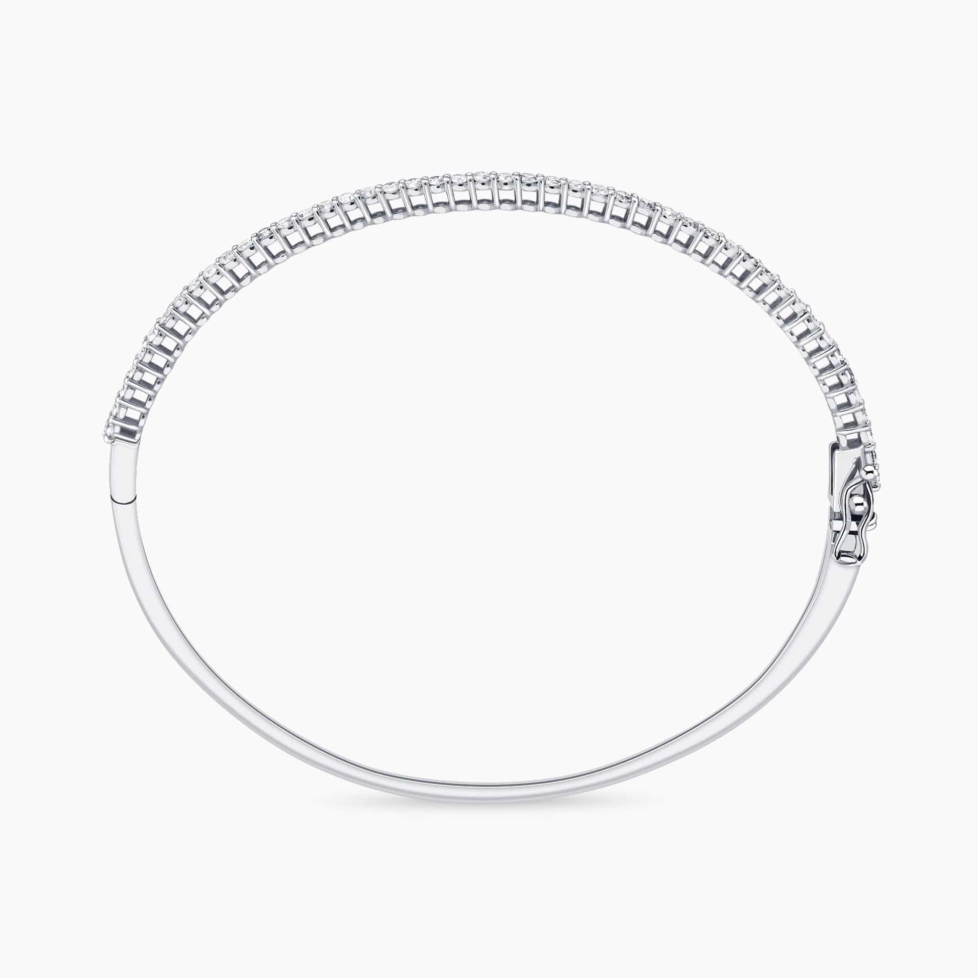 1.03Ct Diamonds in 14K White Gold Bracelet