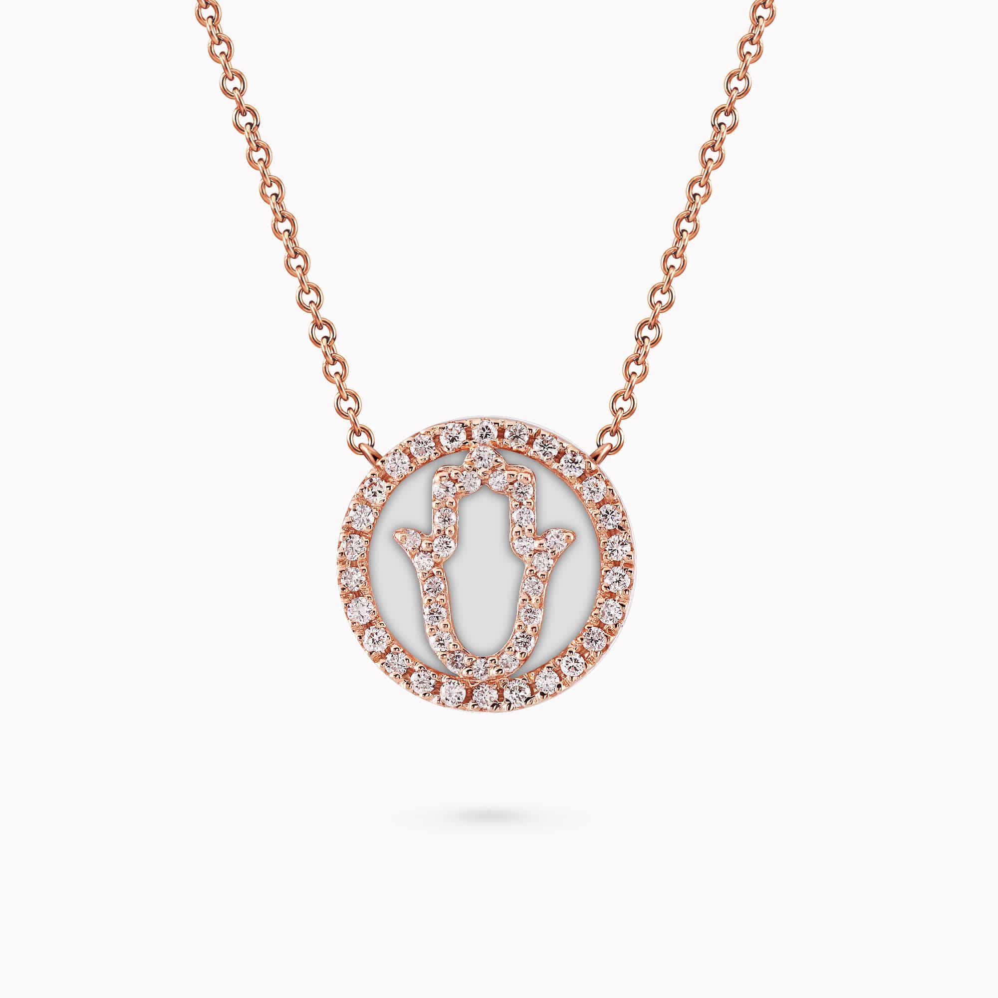 Diamond "Hamsa" Pendant