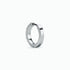 0.23Ct. Diamond Hoop Earrings mounted in 14K White Gold