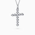 14K White Gold Cross Pendant, with 1.17Ct. Diamonds set. (ID 277119 )