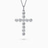 14K White Gold Cross Pendant, with 1.17Ct. Diamonds set. (ID 277119 )