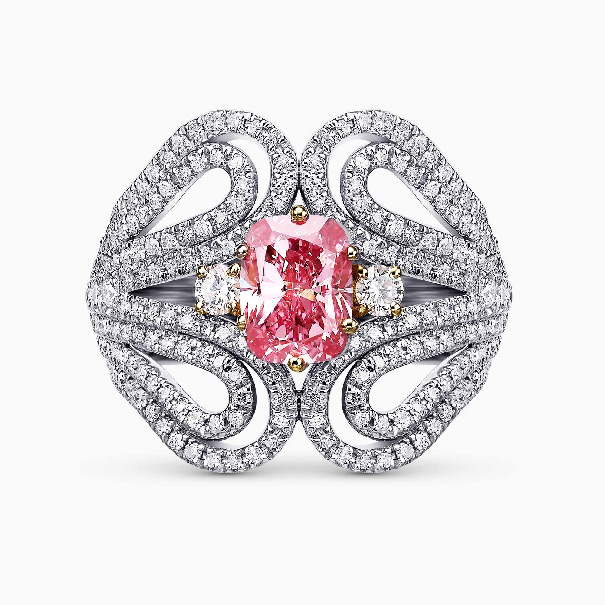 An Extraordinary 1.02Ct. Fancy Purplish Pink SI2 with