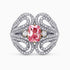 An Extraordinary 1.02Ct. Fancy Purplish Pink SI2 with