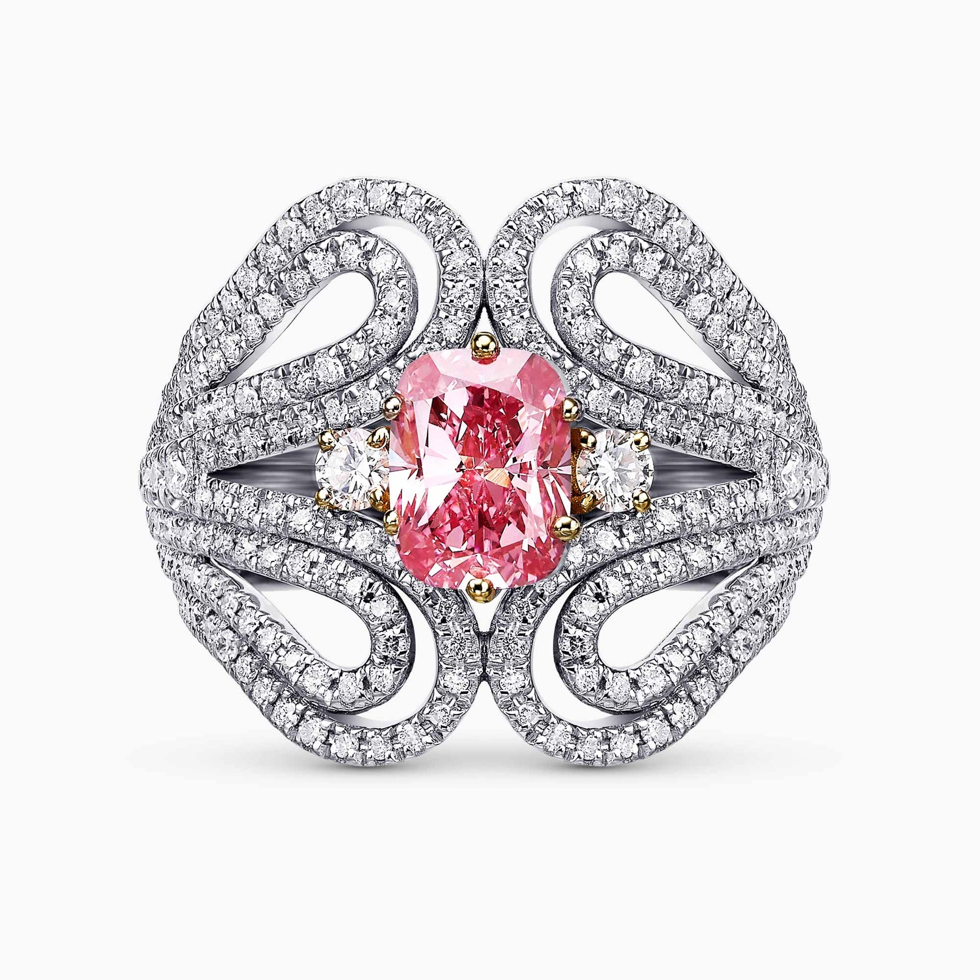 An Extraordinary 1.02Ct. Fancy Purplish Pink SI2 with