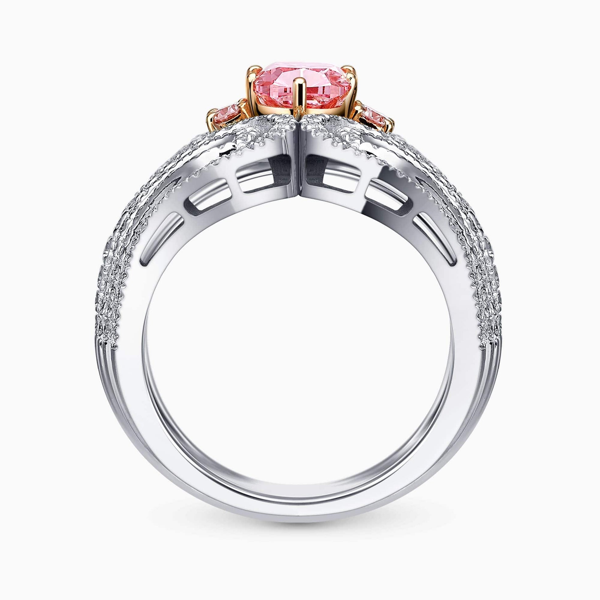 An Extraordinary 1.02Ct. Fancy Purplish Pink SI2 with