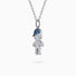 Boy Figure Diamond and Gem Stone Pendant