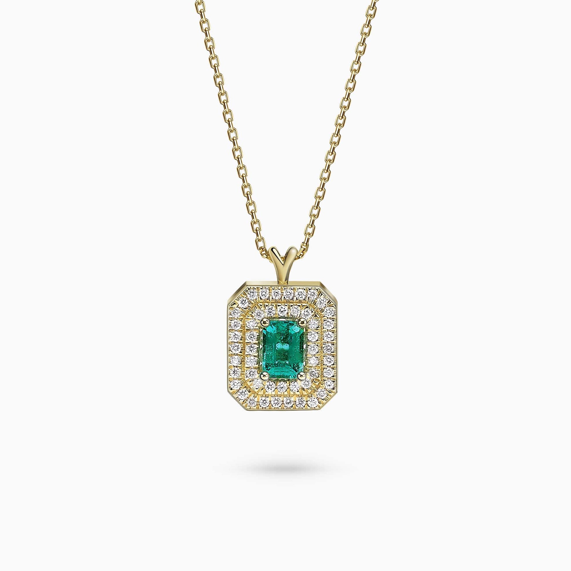 Diamond and Gem Stone Pendant