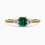 Diamond and Gem Stone Ring
