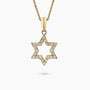 Diamond Star of David Pendant